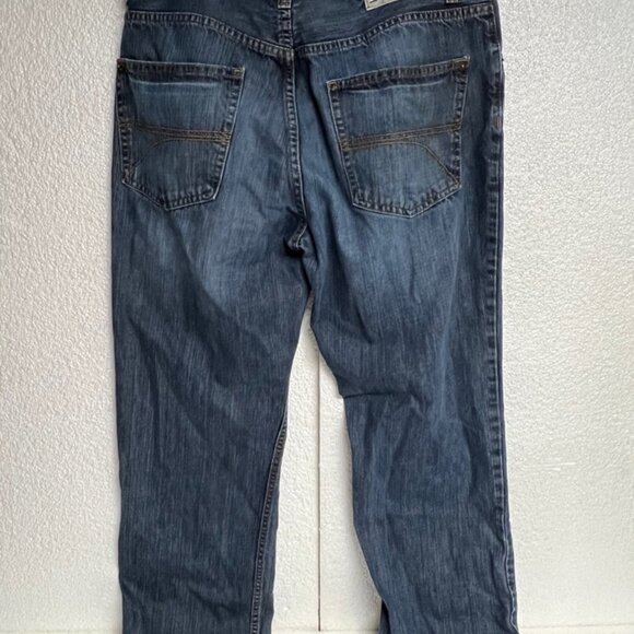 Vintage Tommy‎ Hilfiger Men 34 X 32 Relaxed Fit Blue Denim Medium Wash Jeans - Picture 5 of 7